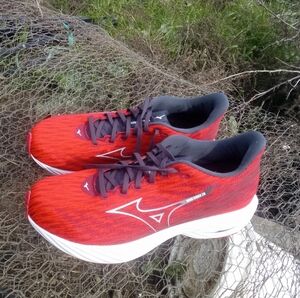 Red Mizuno Running Shoes